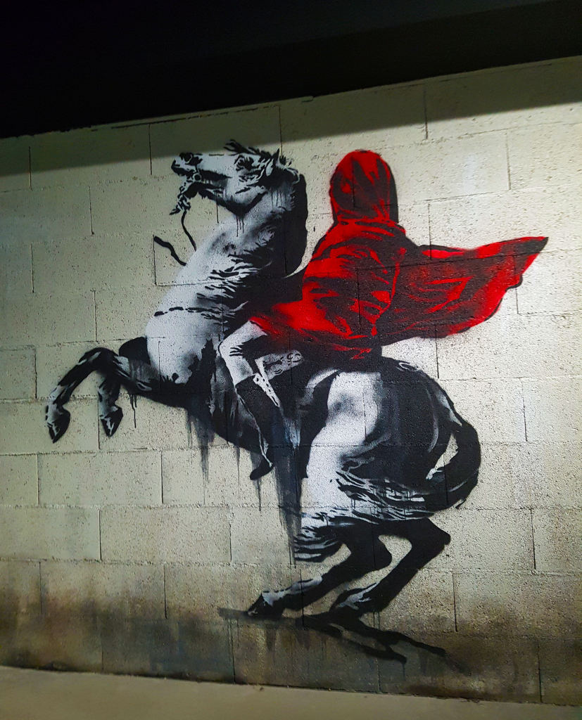 Le cavalier rouge de Banksy