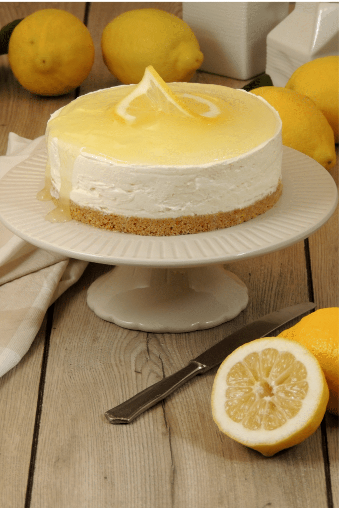 Cheesecake en mode citron