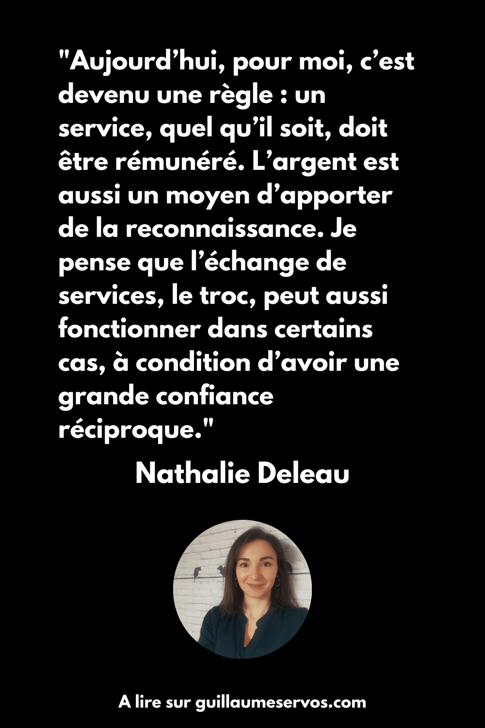 Citation de Nathalie Deleau