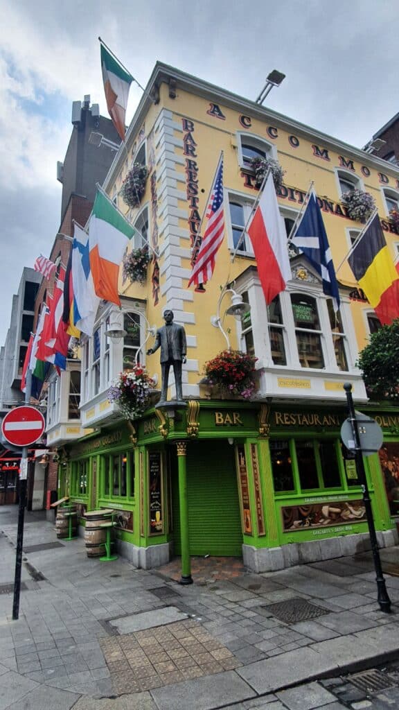 Le quartier de Temple Bar à Dublin (Irlande)