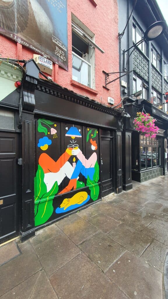 Fresque street art à Cork