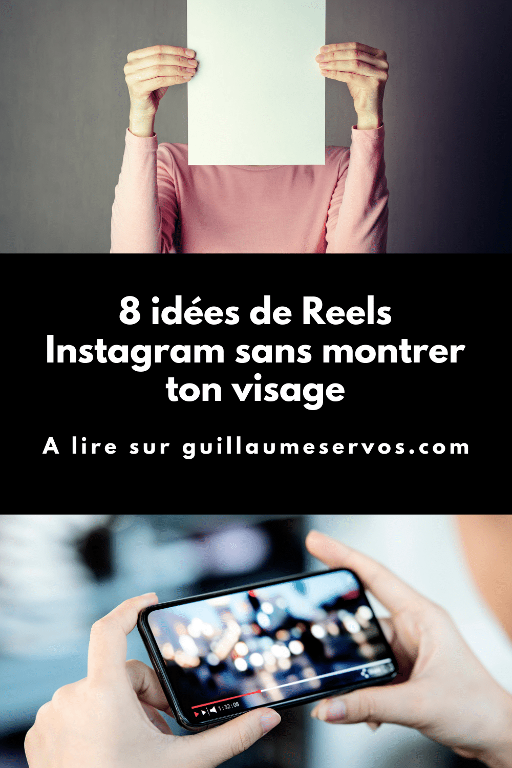 8 idées de Reels Instagram sans montrer ton visage