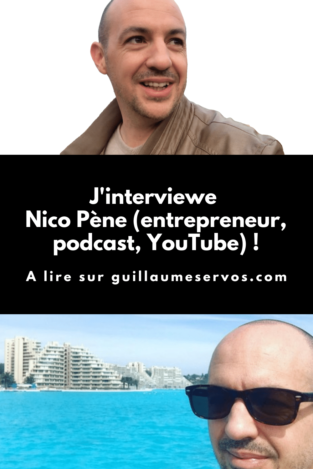 Découvre mon interview avec Nicolas Pène, entrepreneur. Au menu : son rapport à l'entrepreneuriat, au podcasting, aux réseaux sociaux et au voyage.