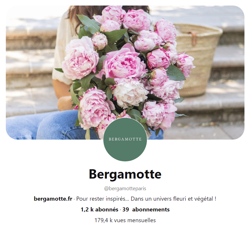 Le profil Pinterest de Bergamotte