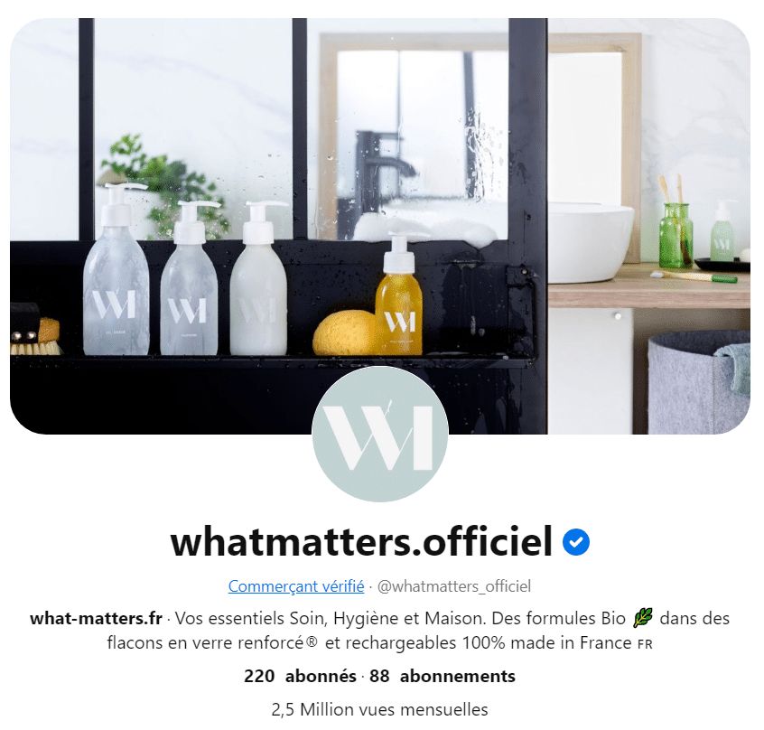 Le profil Pinterest de What Matters