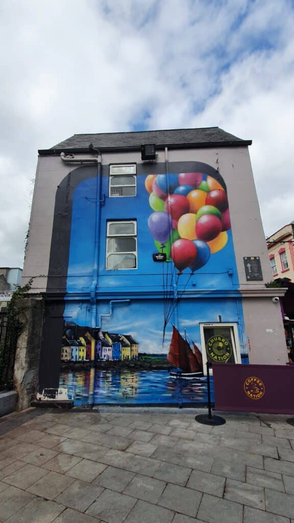 Fresque street art à Galway