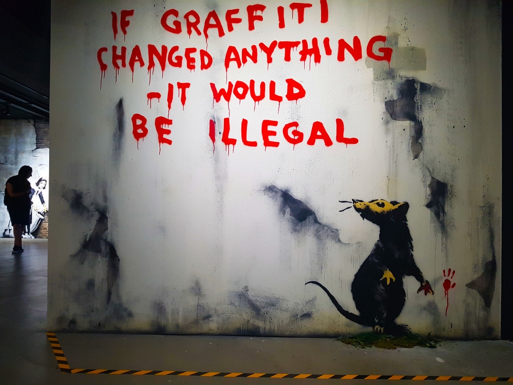 Le rat sarcastique de Banksy