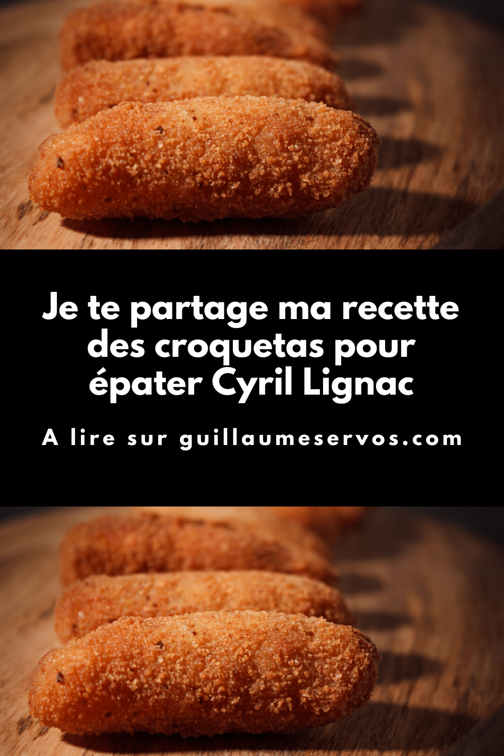 La recette des croquetas pour épater Cyril Lignac