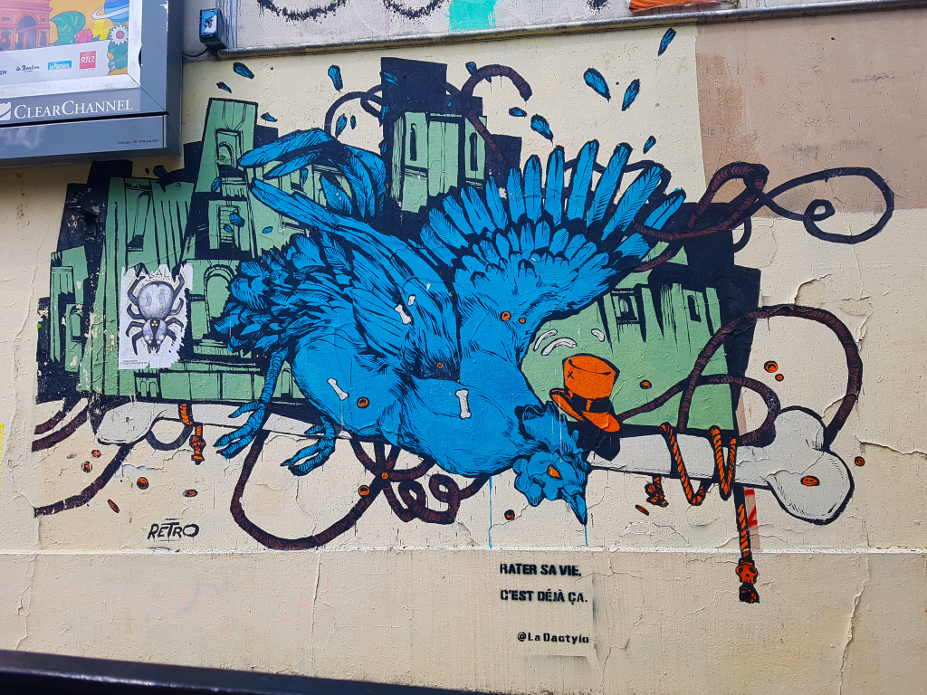Retro Graffitism (street art Paris)