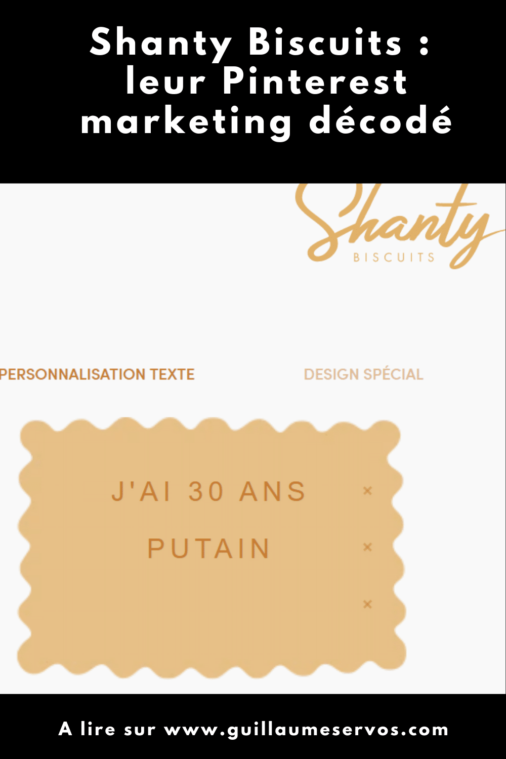 Comment Shanty Biscuits utilise Pinterest pour son business ? Je décode le Pinterest marketing de la marque de biscuits personnalisés de Provence.