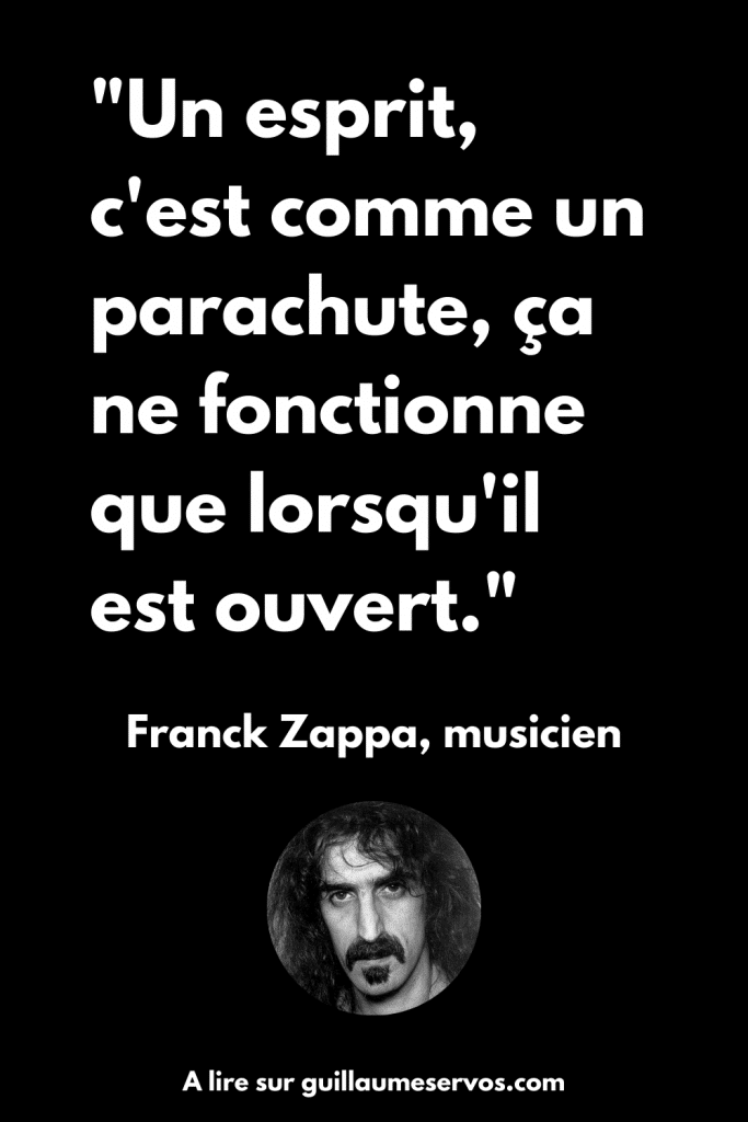 Citation de Franck Zappa