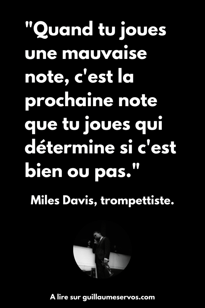 Miles Davis, trompettiste.