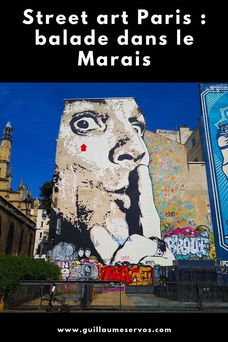 Balade street art à Paris dans le Marais