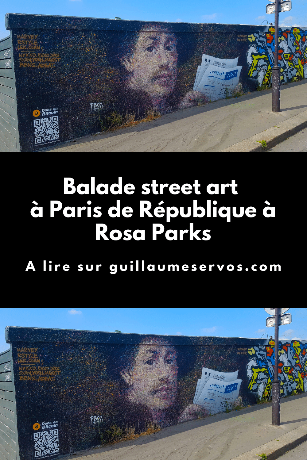 Balade street art à Paris de République à Rosa Parks
